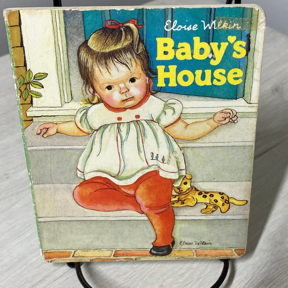 Baby's House Board Book Eloise Wilkin 1985 Vintage Grosset & Dunlap Classic Kids